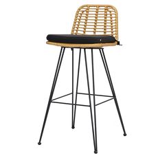 Стул барный Vetle Flat, ротанг, Bergenson Bjorn