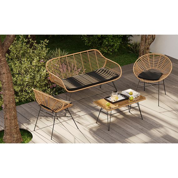 Стул Vetle Round, ротанг, Bergenson Bjorn, изображение 6