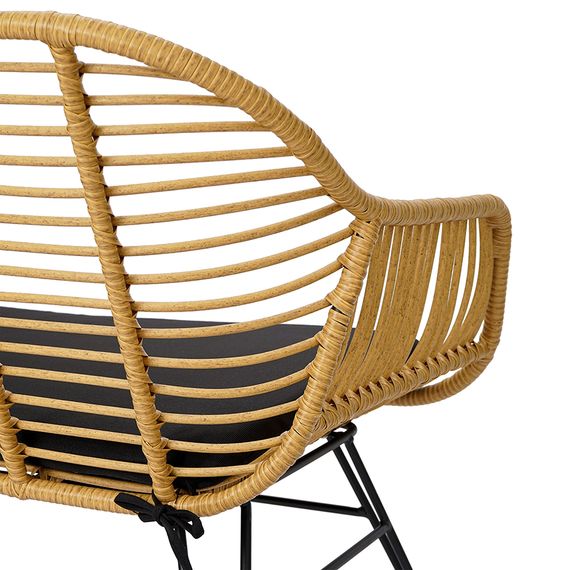 Кушетка Vetle Bent, 125х68 см, ротанг, Bergenson Bjorn, изображение 17