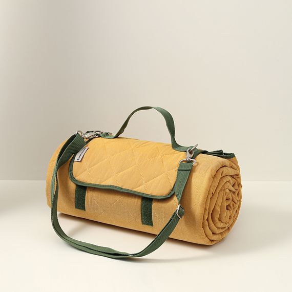 Плед для пикника и отдыха на пляже Smart Picnic, горчичный, Smart Solutions, изображение 22