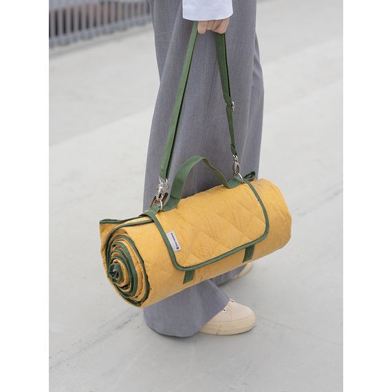 Плед для пикника и отдыха на пляже Smart Picnic, горчичный, Smart Solutions, изображение 5