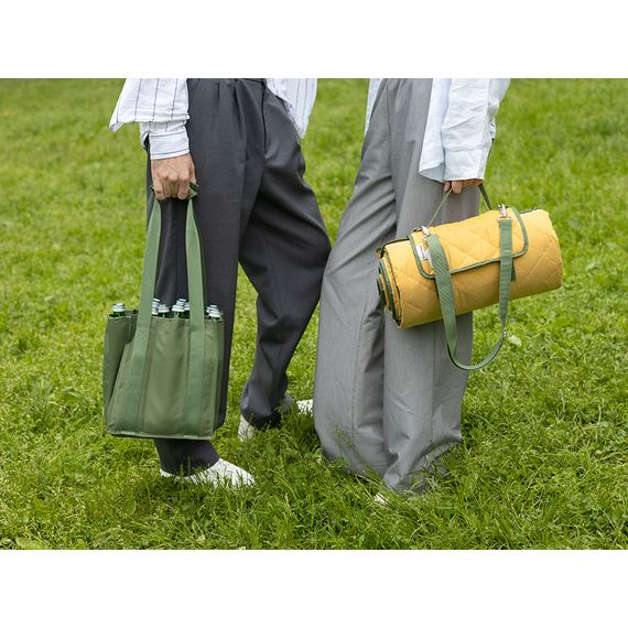 Плед для пикника и отдыха на пляже Smart Picnic, горчичный, Smart Solutions, изображение 9