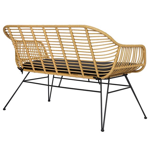 Кушетка Vetle Bent, 125х68 см, ротанг, Bergenson Bjorn, изображение 15