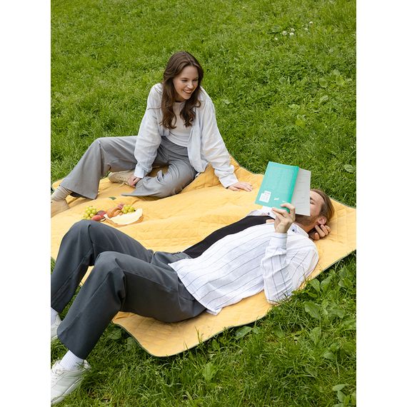 Плед для пикника и отдыха на пляже Smart Picnic, горчичный, Smart Solutions, изображение 20