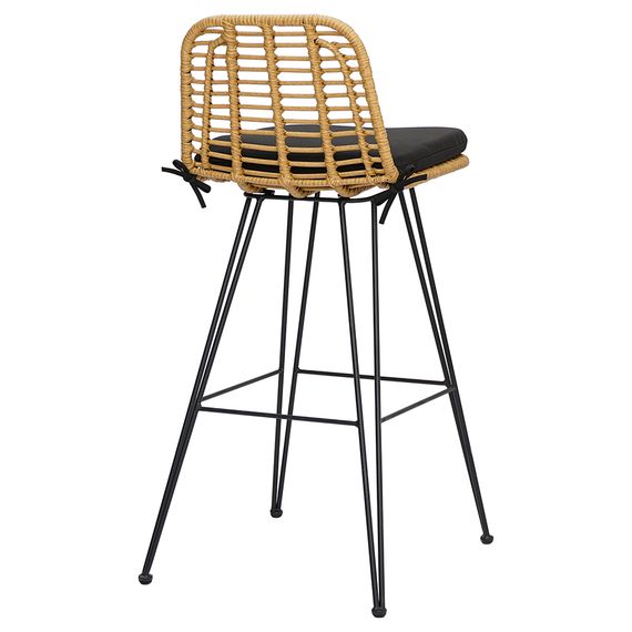 Стул барный Vetle Flat, ротанг, Bergenson Bjorn, изображение 15