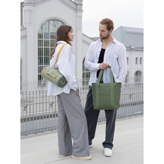 Плед для пикника и отдыха на пляже Smart Picnic, шалфей, Smart Solutions, изображение 2