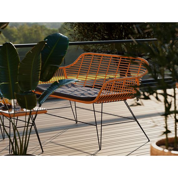 Кушетка Vetle Bent, 125х68 см, ротанг, Bergenson Bjorn, изображение 9