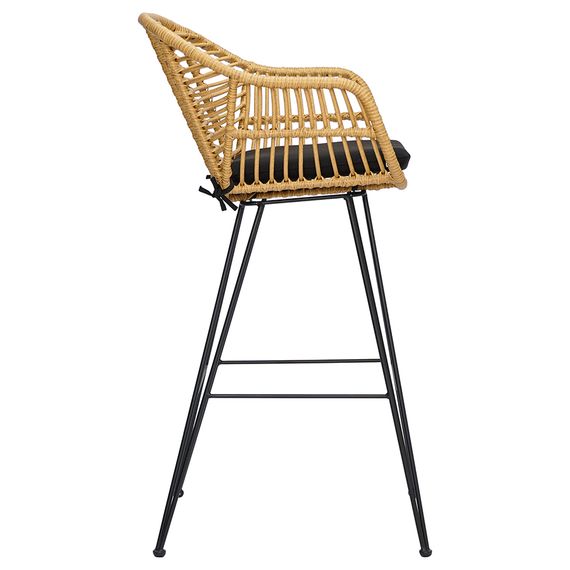 Стул барный Vetle Bent, ротанг, Bergenson Bjorn, изображение 11