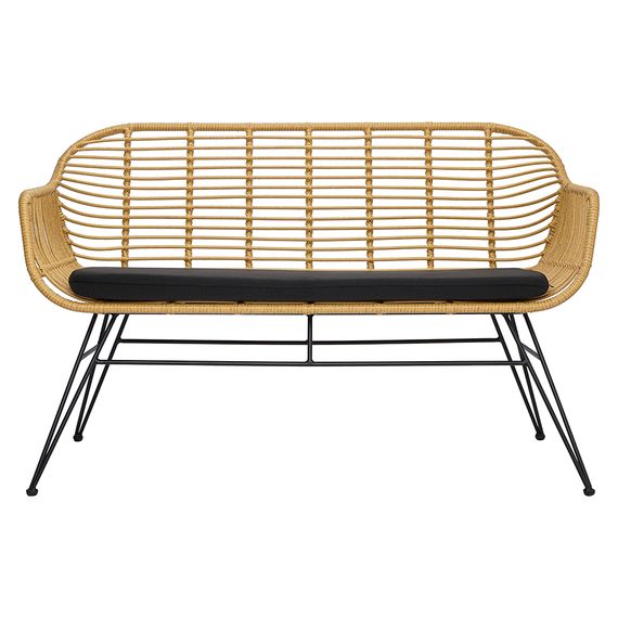 Кушетка Vetle Bent, 125х68 см, ротанг, Bergenson Bjorn, изображение 12