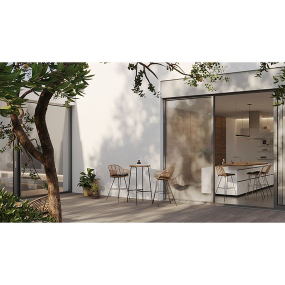 Стул барный Vetle Bent, ротанг, Bergenson Bjorn, изображение 8