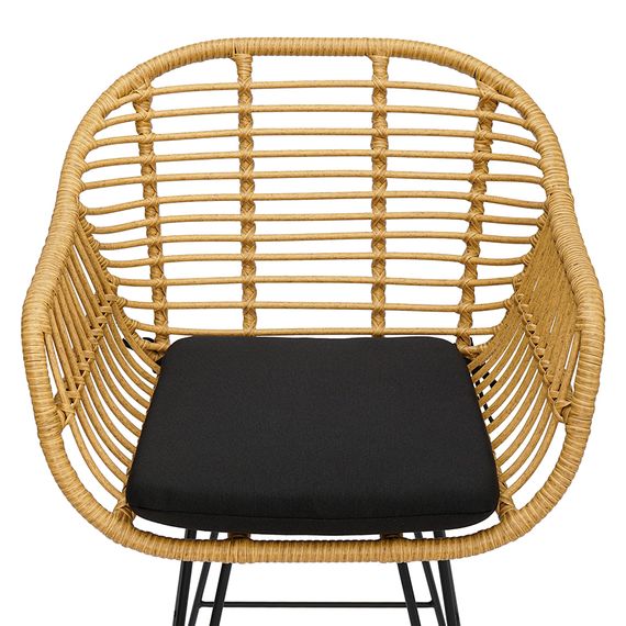 Стул барный Vetle Bent, ротанг, Bergenson Bjorn, изображение 14