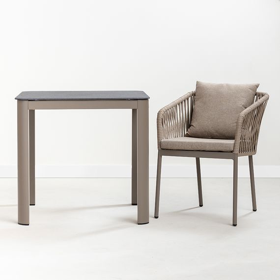 Стол обеденный Leif, 80х80 см, серо-бежевый, Bergenson Bjorn, изображение 14