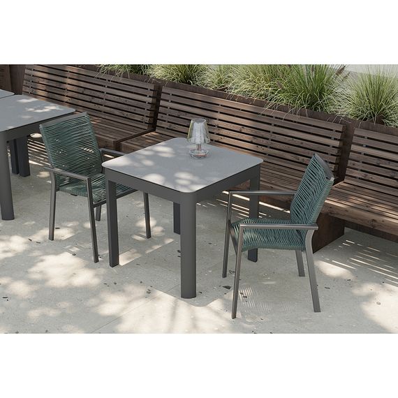 Стол обеденный Leif, 80х80 см, темно-серый, Bergenson Bjorn, изображение 3