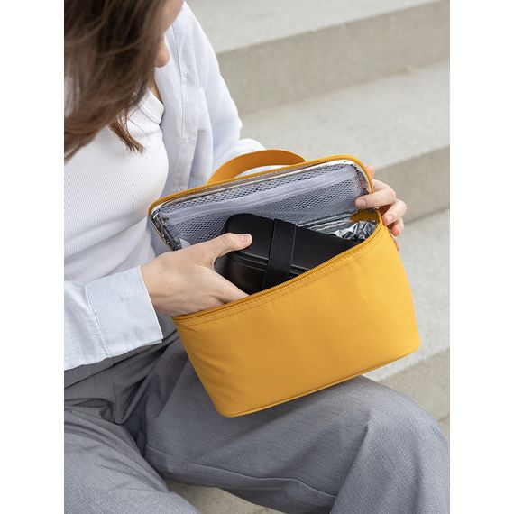 Термосумка для ланч-бокса/косметики/лекарств Smart Picnic, S, горчичная, Smart Solutions, изображение 6