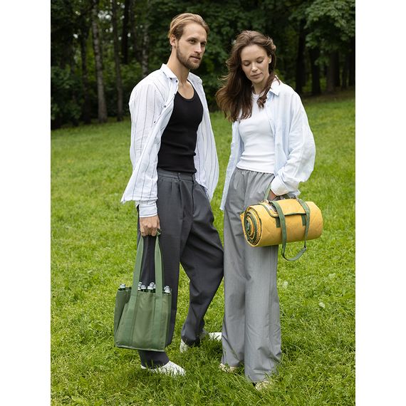 Сумка для бутылок Smart Picnic, темно-зеленая, Smart Solutions, изображение 8