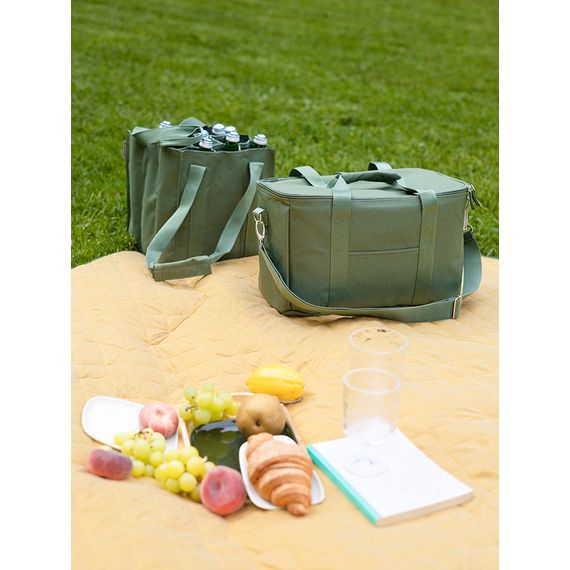 Термосумка для пикника Smart Picnic, L, темно-зеленая, Smart Solutions, изображение 12