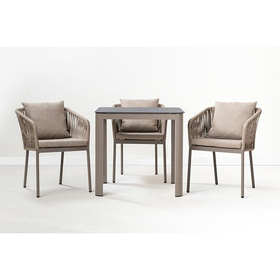 Стол обеденный Leif, 80х80 см, серо-бежевый, Bergenson Bjorn, изображение 12