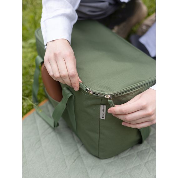 Термосумка для пикника Smart Picnic, L, темно-зеленая, Smart Solutions, изображение 10