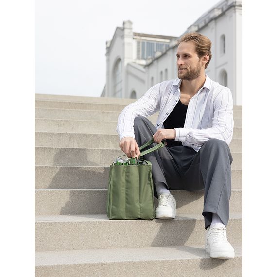 Сумка для бутылок Smart Picnic, темно-зеленая, Smart Solutions, изображение 3