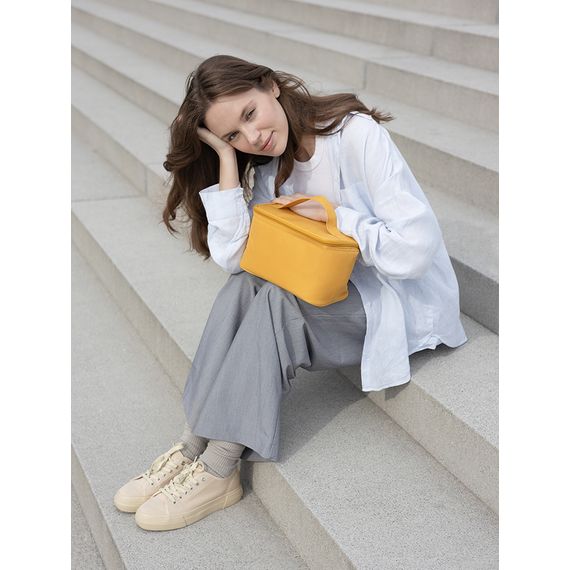 Термосумка для ланч-бокса/косметики/лекарств Smart Picnic, S, горчичная, Smart Solutions, изображение 3