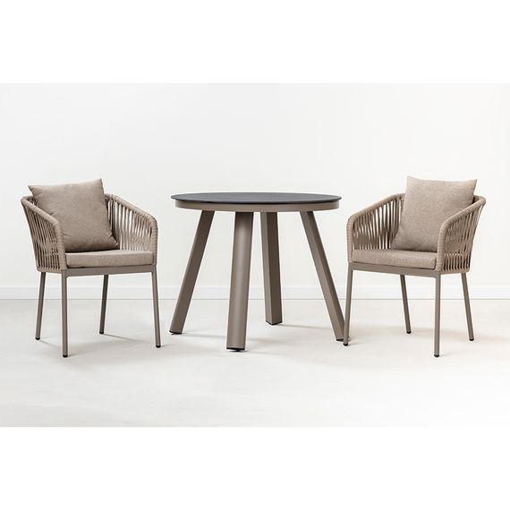 Стол обеденный Leif, 90 см, серо-бежевый, Bergenson Bjorn, изображение 5