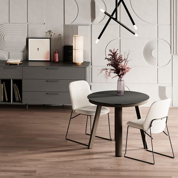 Стол обеденный Leif, 90 см, серо-бежевый, Bergenson Bjorn, изображение 13