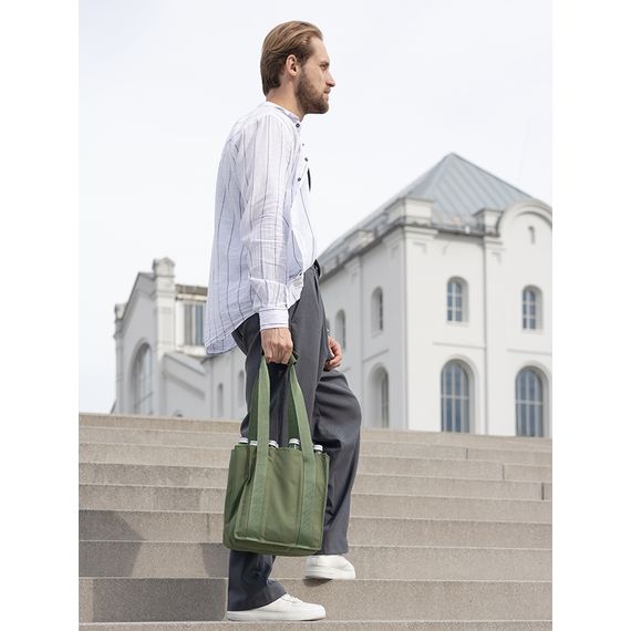 Сумка для бутылок Smart Picnic, темно-зеленая, Smart Solutions, изображение 2