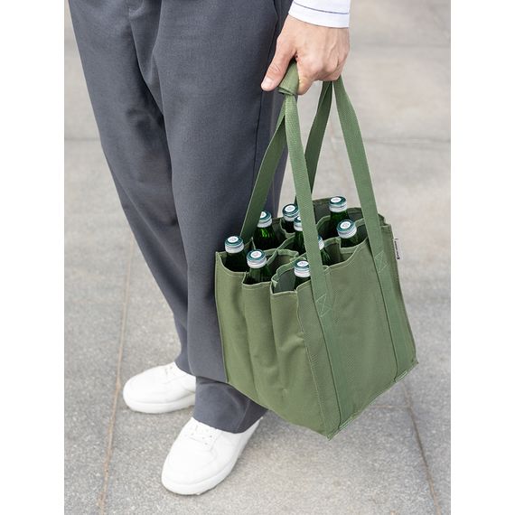 Сумка для бутылок Smart Picnic, темно-зеленая, Smart Solutions, изображение 4